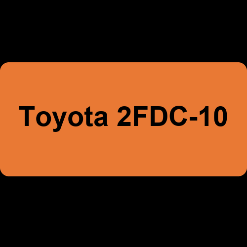 Toyota 2FDC-10